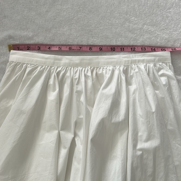 NWT Free People Women's Gaia Cotton Pull On Stretch Relaxed White Mini Skirt S - Picture 4 of 8